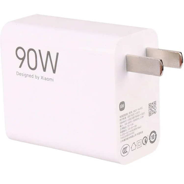 شارژر اورجینال سرکارتنی 90 وات توربو شارژ MDY-15-EK شیائومی به همراه کابل 6A اصلی 100% + هدیه ایرپادstereo