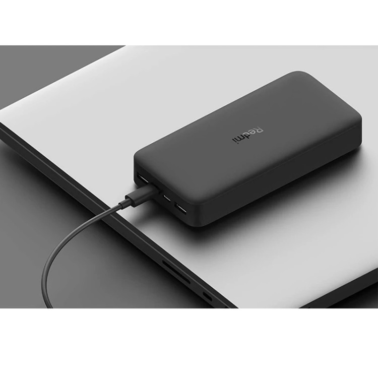 پاوربانک شیائومی مدل Redmi PB200LZM ظرفیت 20000 میلیآمپرساعت، همراه کابل + هدیه کابل Type-C
