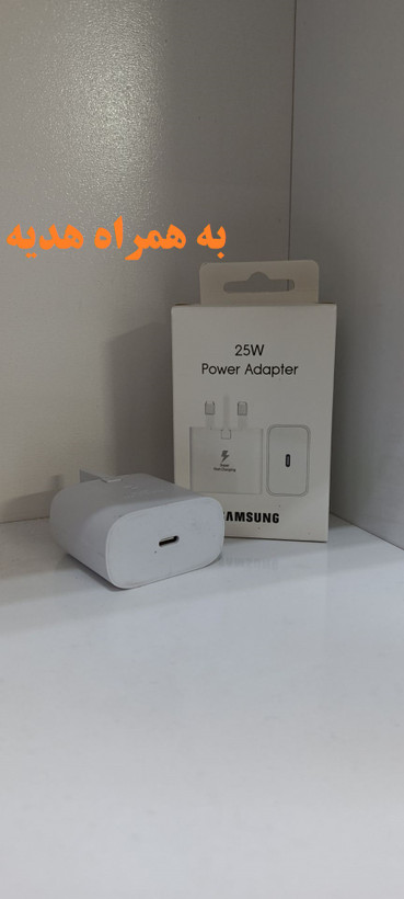 آداپتور اصلی سامسونگ مدل EP-TA800 توان 25 وات + هدیه تبدیل3 به 2 و کابل اصل دوسر Type-C