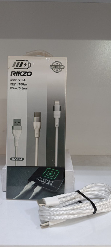 کابل شارژ آیفون16 ریکزو مدل RZ-024 n اصل دوسر تایپ سی